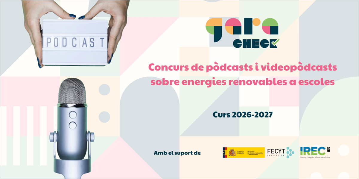 El IREC lanza los Premios Gara CHECK contra la desinformación sobre energías renovables