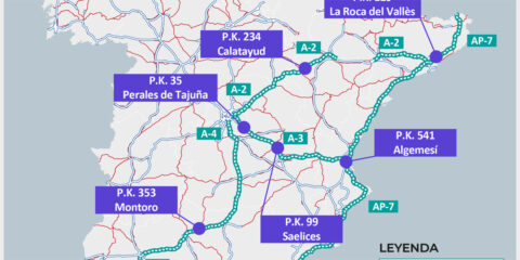 Autorizada la licitación de ocho áreas de servicio con recarga ultrarrápida en carreteras estatales